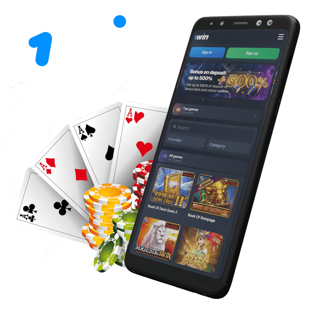 aplicaci&oacute;n m&oacute;vil de 1Win